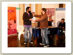 Rodolfo Santullo felicita al ganador