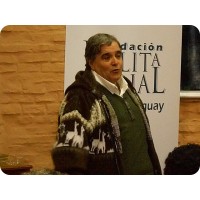 Enrique Sención habla en nombre de la Intendencia de Lavalleja